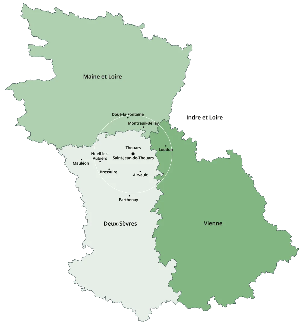 Carte Thouars